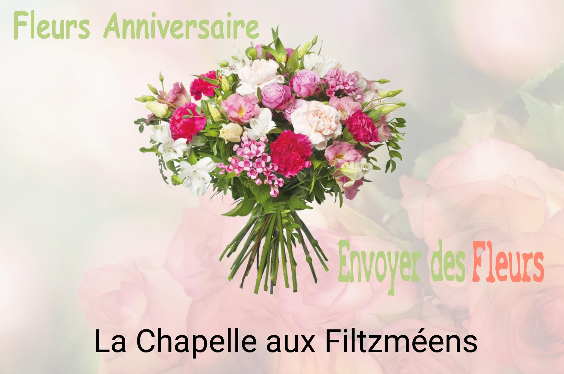 Bouquet de fleurs d’anniversaire livré à La Chapelle-aux-Filtzméens
