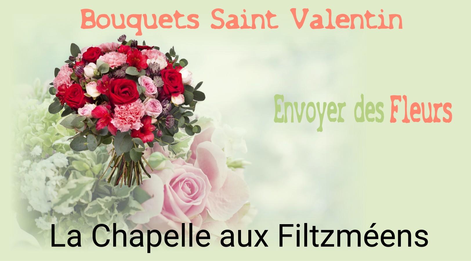 Roses de Saint-Valentin livrées à La Chapelle-aux-Filtzméens